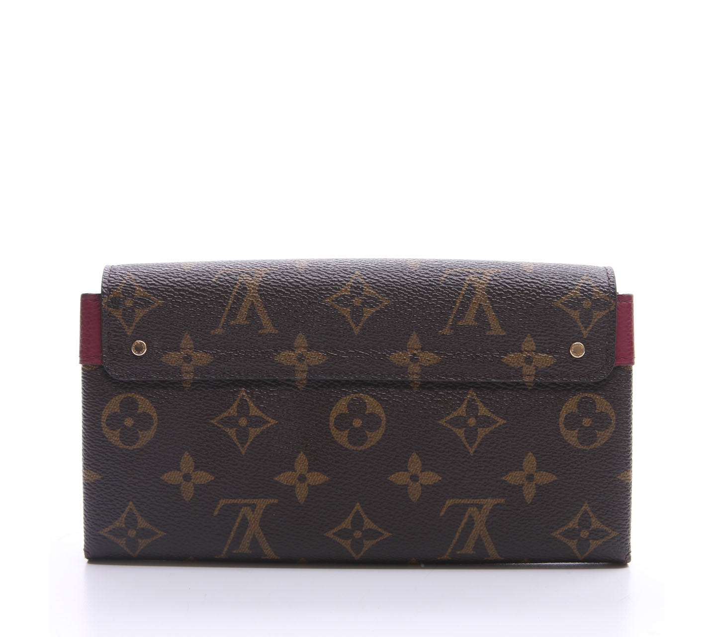 Louis Vuitton Dark Brown PF Elysee Monogram Aurora Wallet