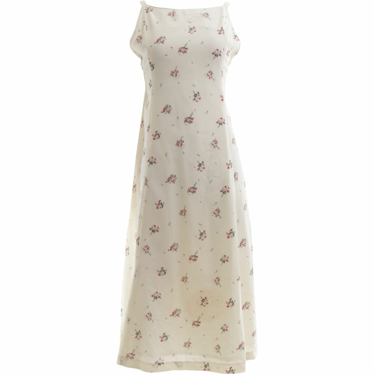 Private Collection Cream Floral Printed Midi Dress