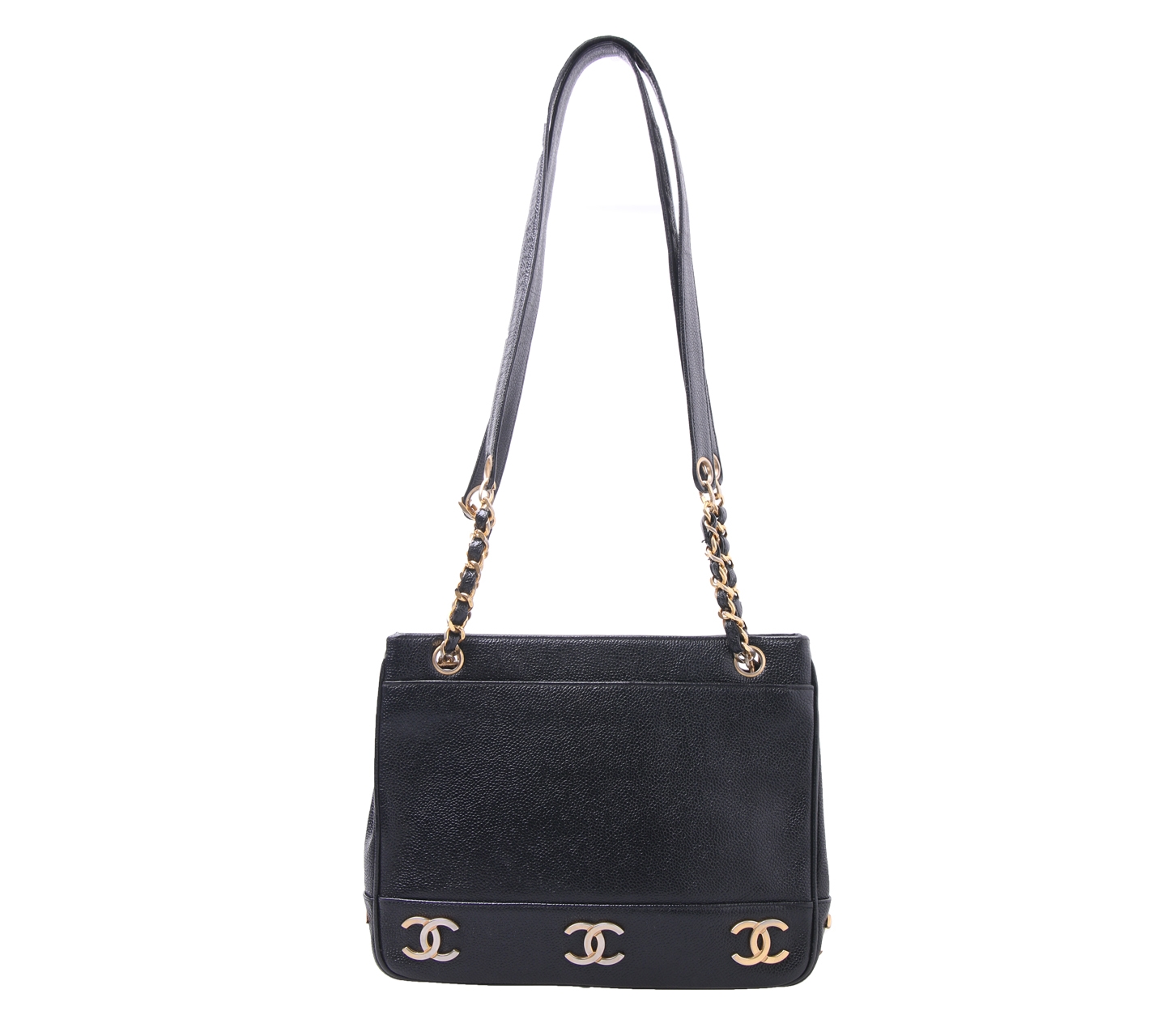 Chanel Black Vintage Caviar Shoulder Bag