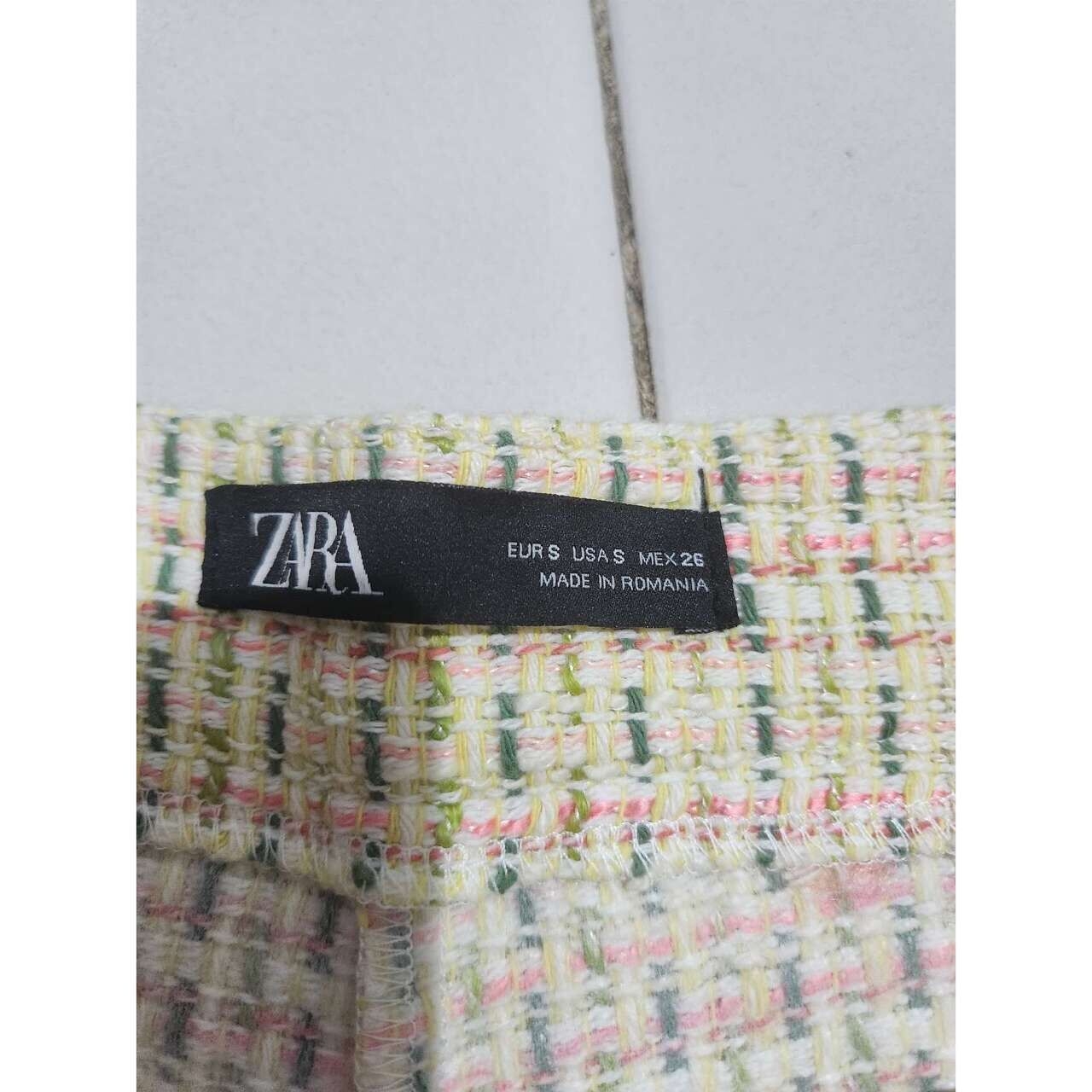 Zara Tweed Skort Short