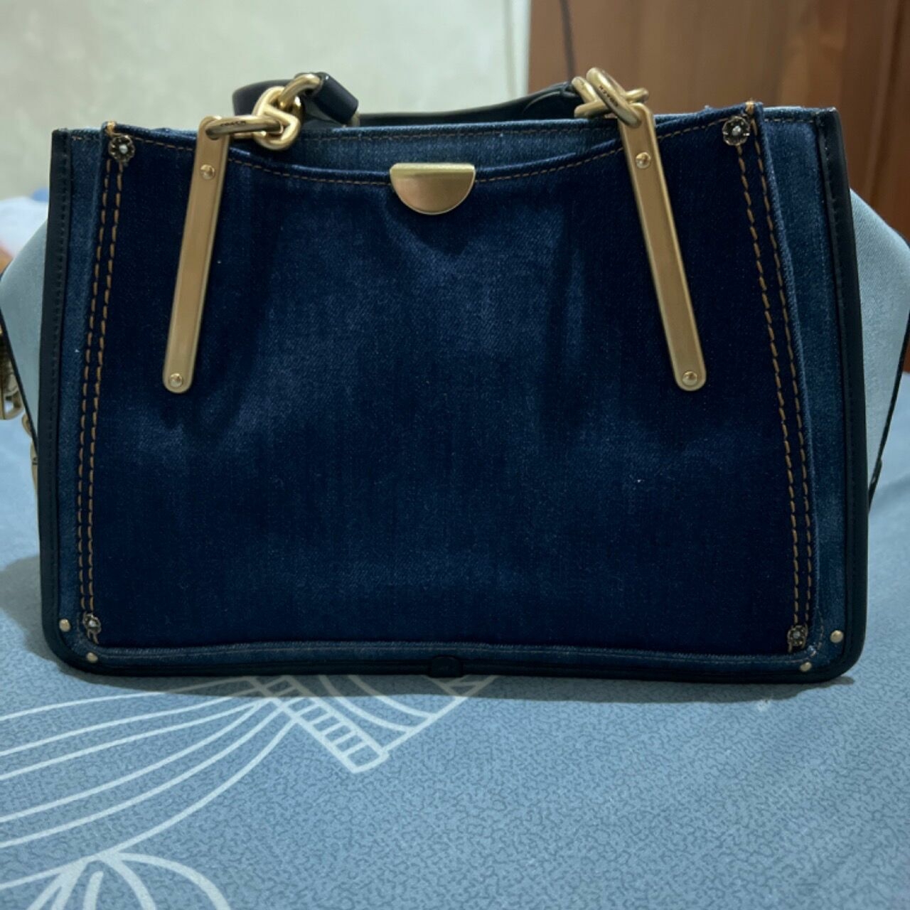 Coach Blue Shoulder Bag