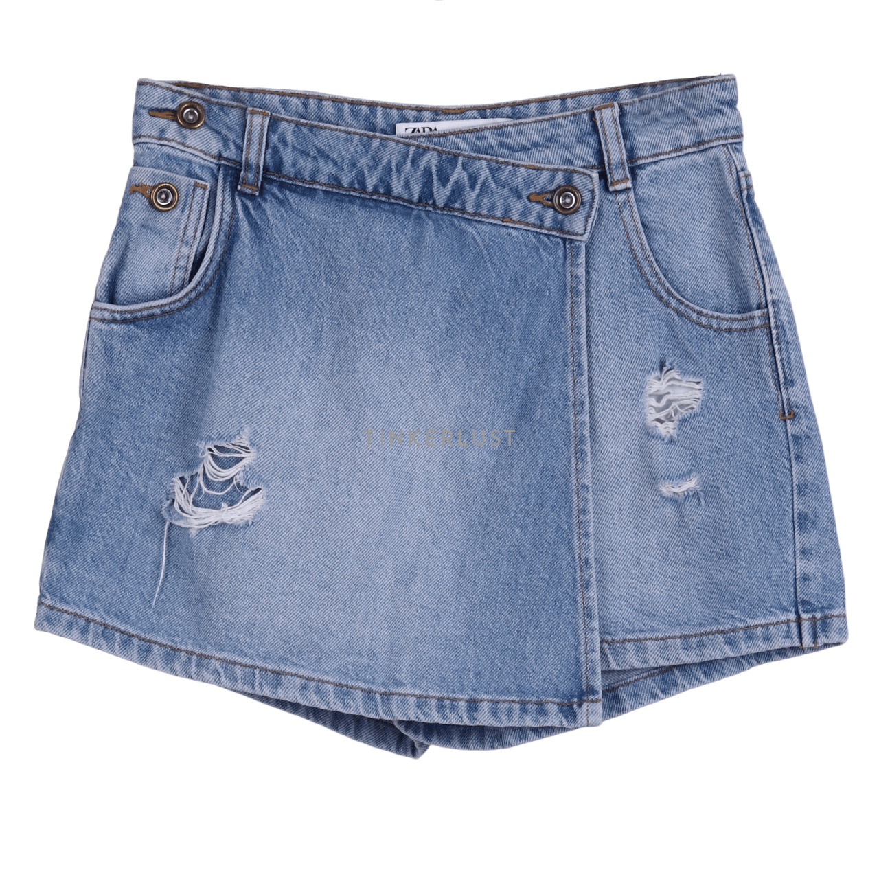 Zara Blue Jeans Short Pants