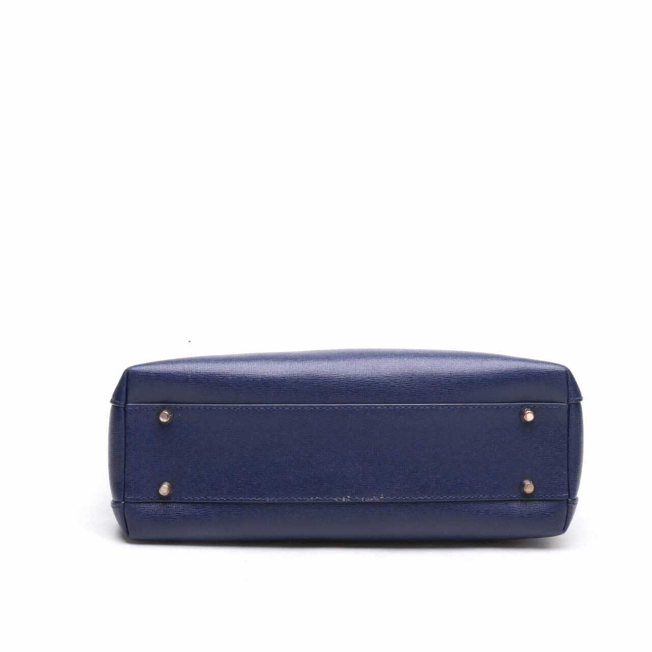 Furla Agata Dome Navy Satchel Bag