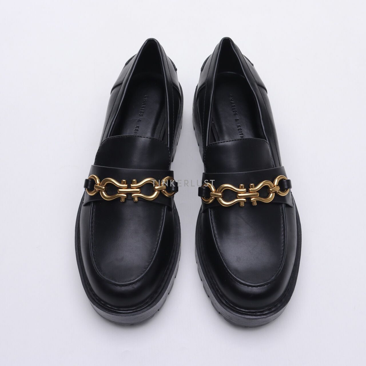 Charles & Keith Black Flats