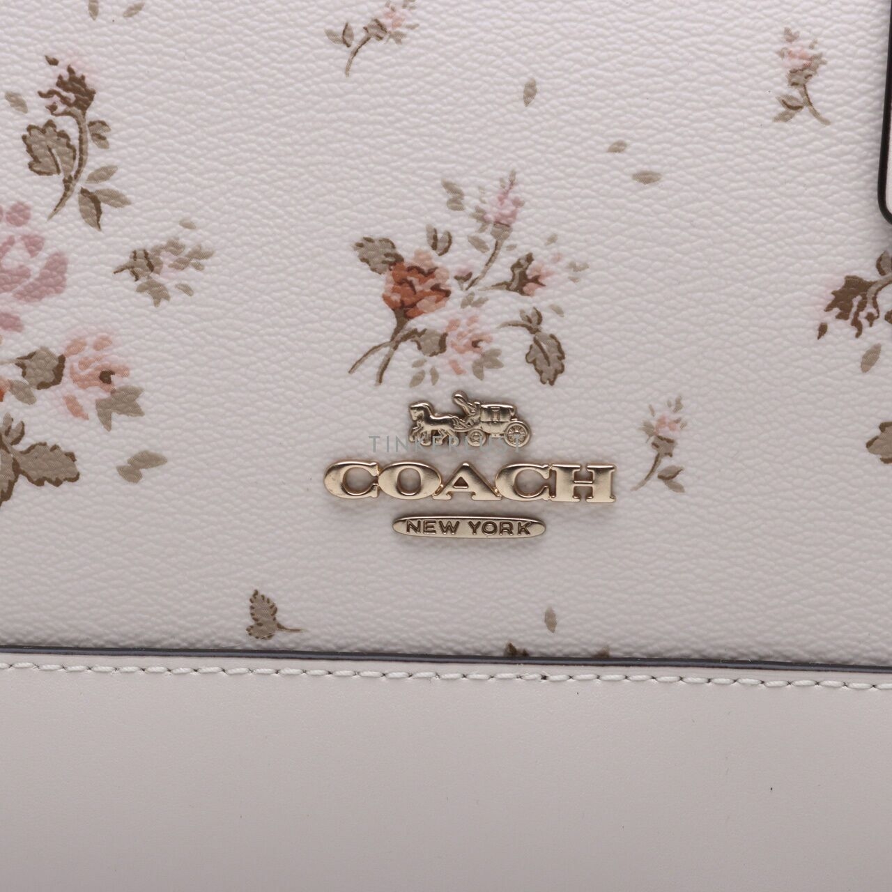 Coach Rose Boquet Mini Sierra Rose Ivory Satchel