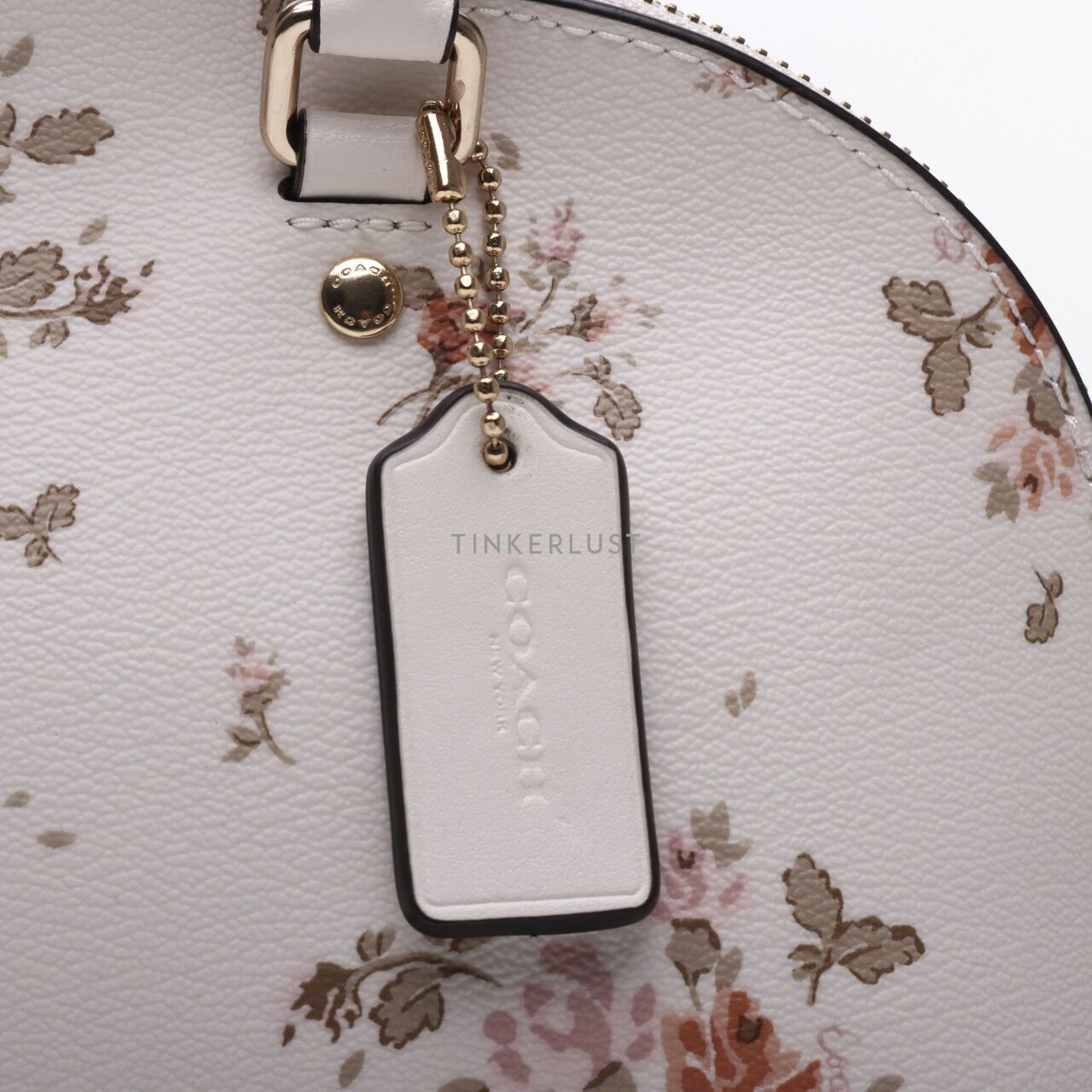 Coach Rose Boquet Mini Sierra Rose Ivory Satchel