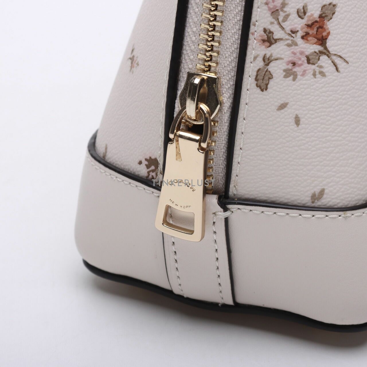 Coach Rose Boquet Mini Sierra Rose Ivory Satchel