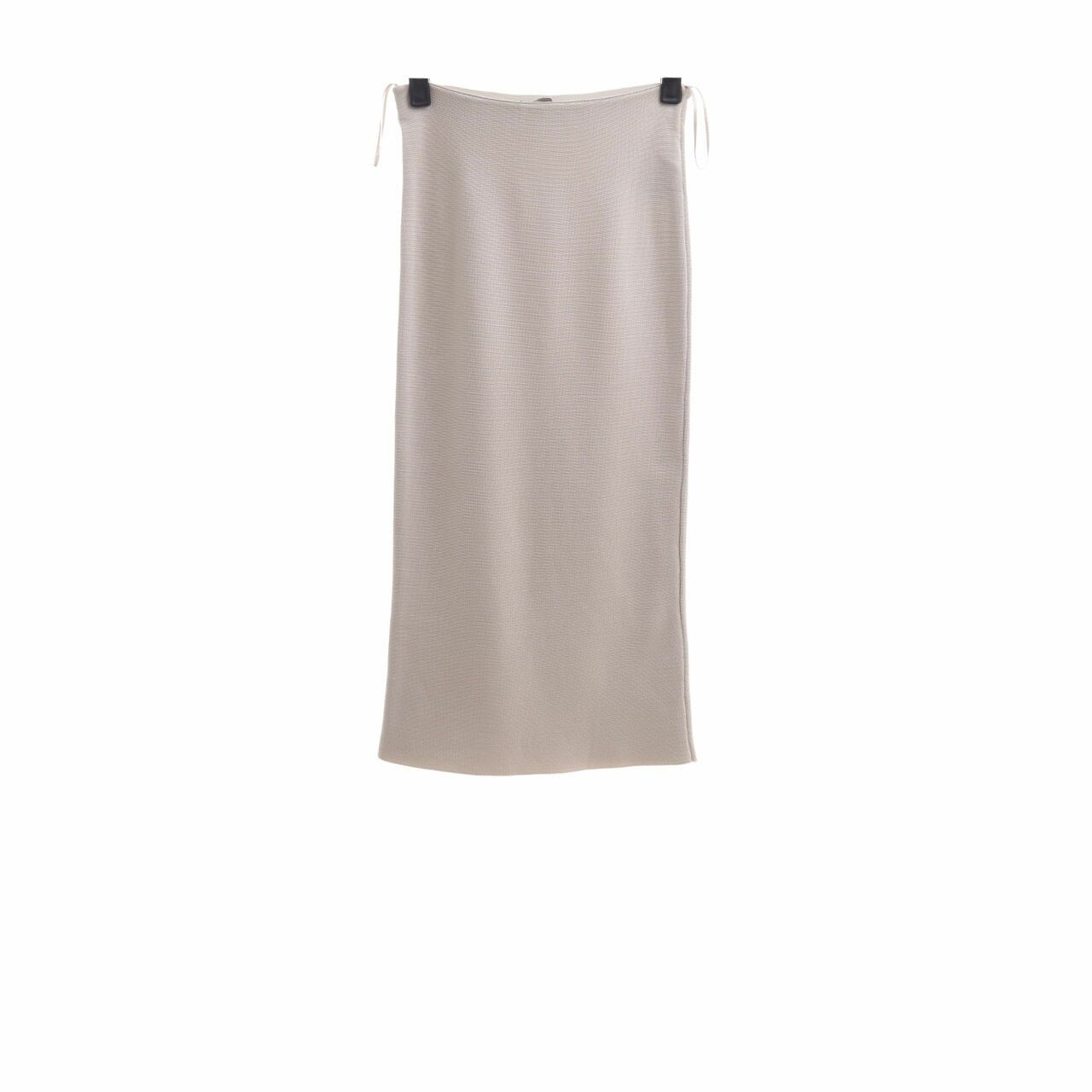 Zara Beige Midi Skirt