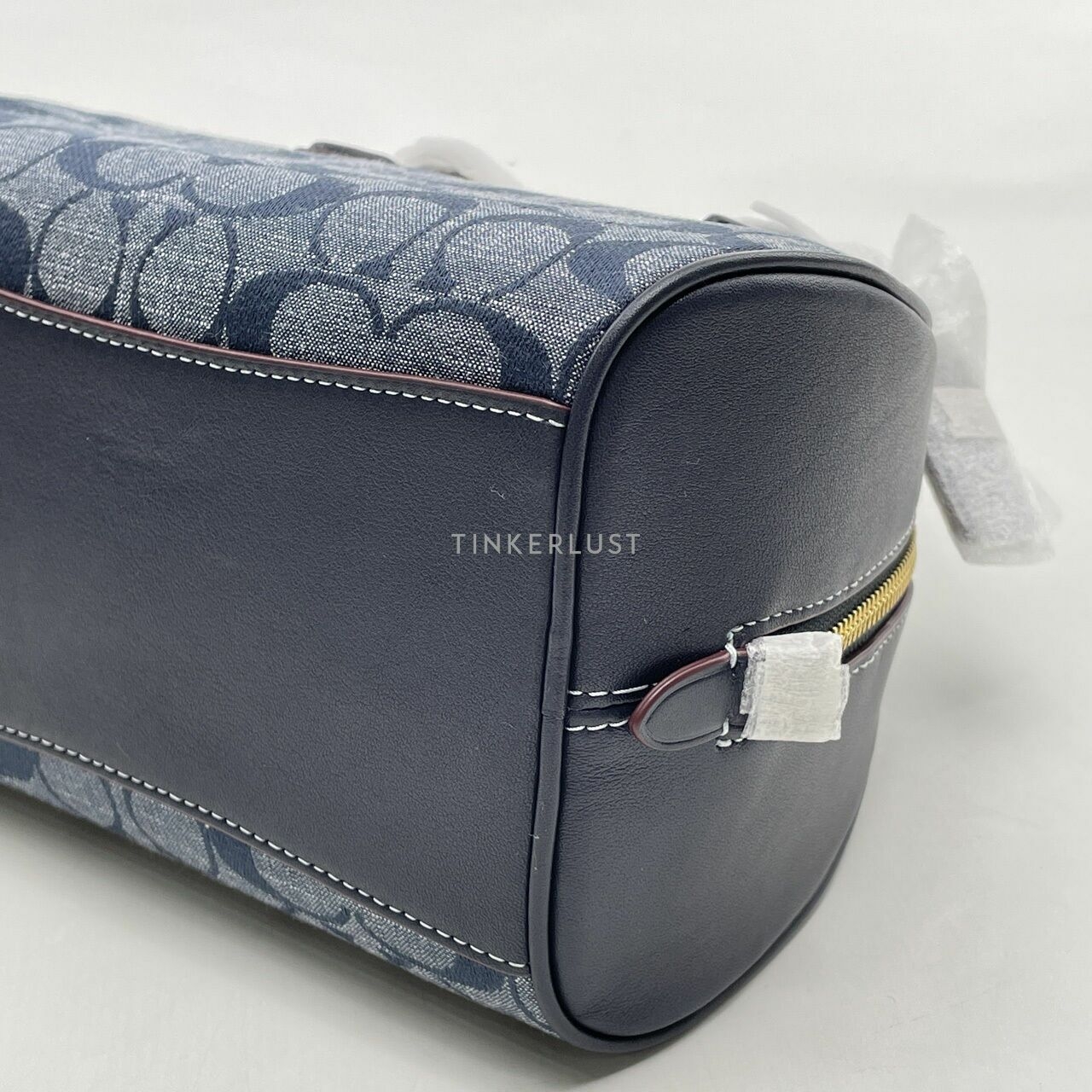 Coach Sydney Satchel In Signature Chambray Denim Multi