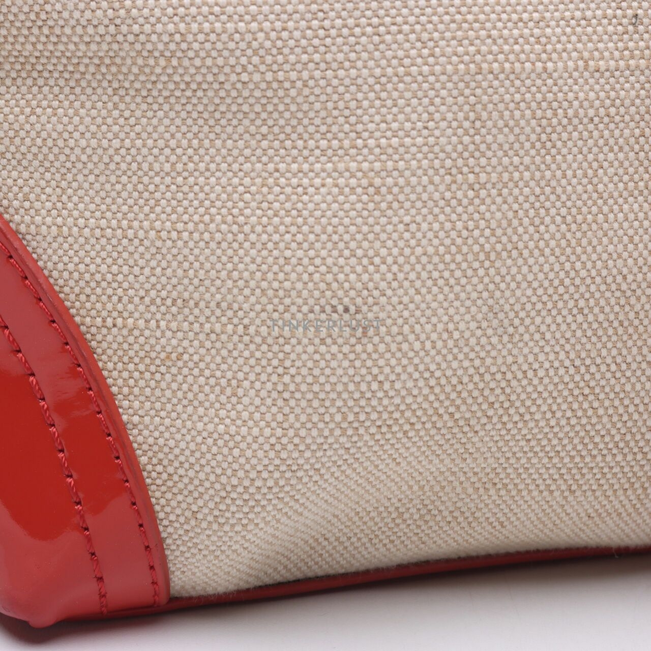 Calvin Klein Beige & Red Shoulder Bag