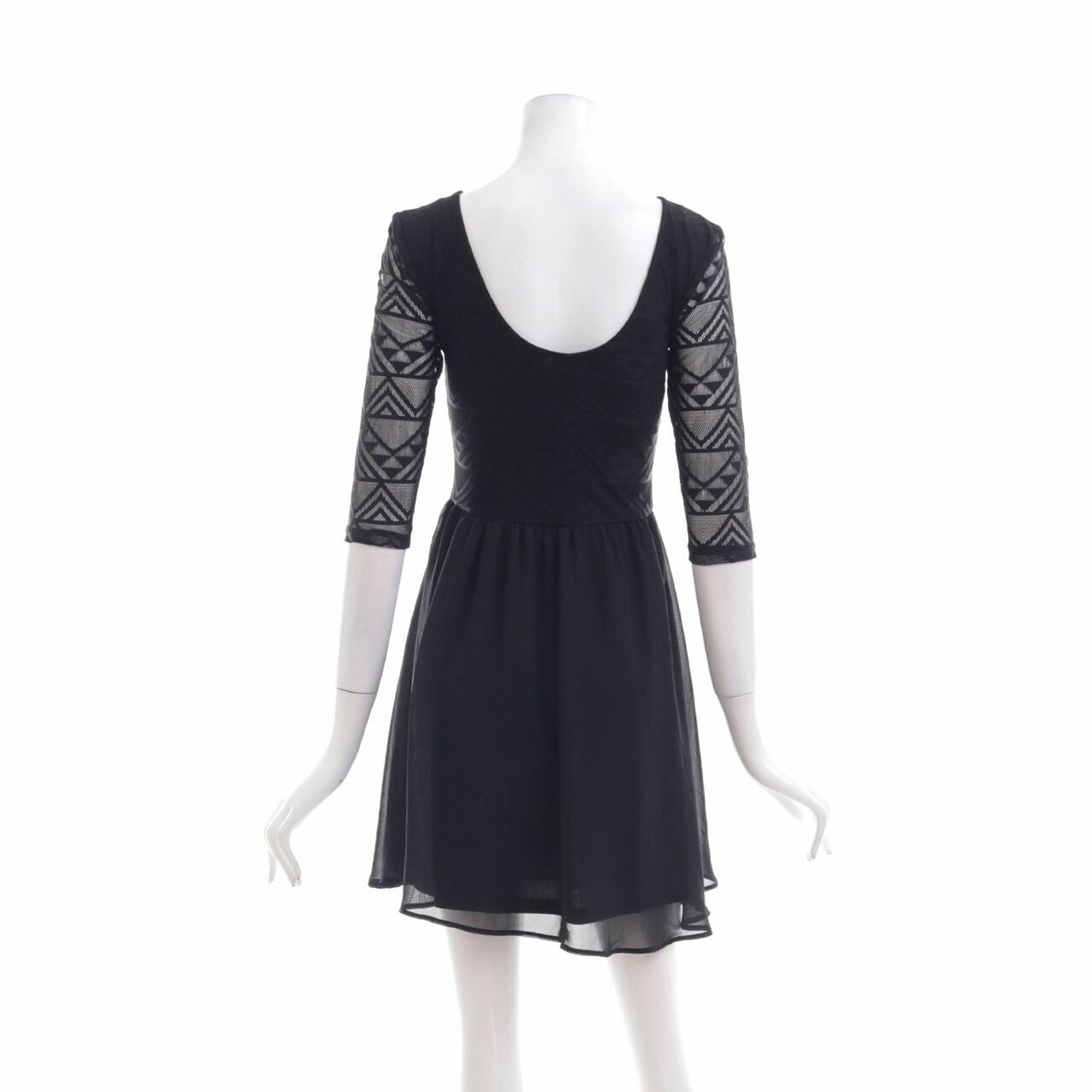 H&M Black Lace Mini Dress