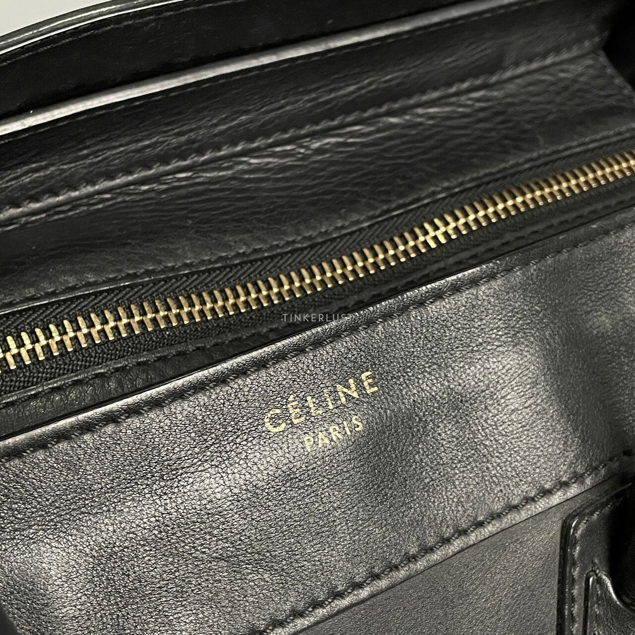 Celine Mini Black Luggage Tote