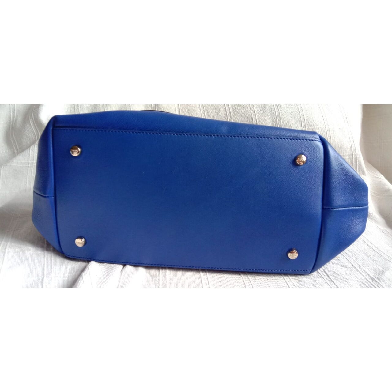 Tod's Genuine Leather Blue Shoulder Bag