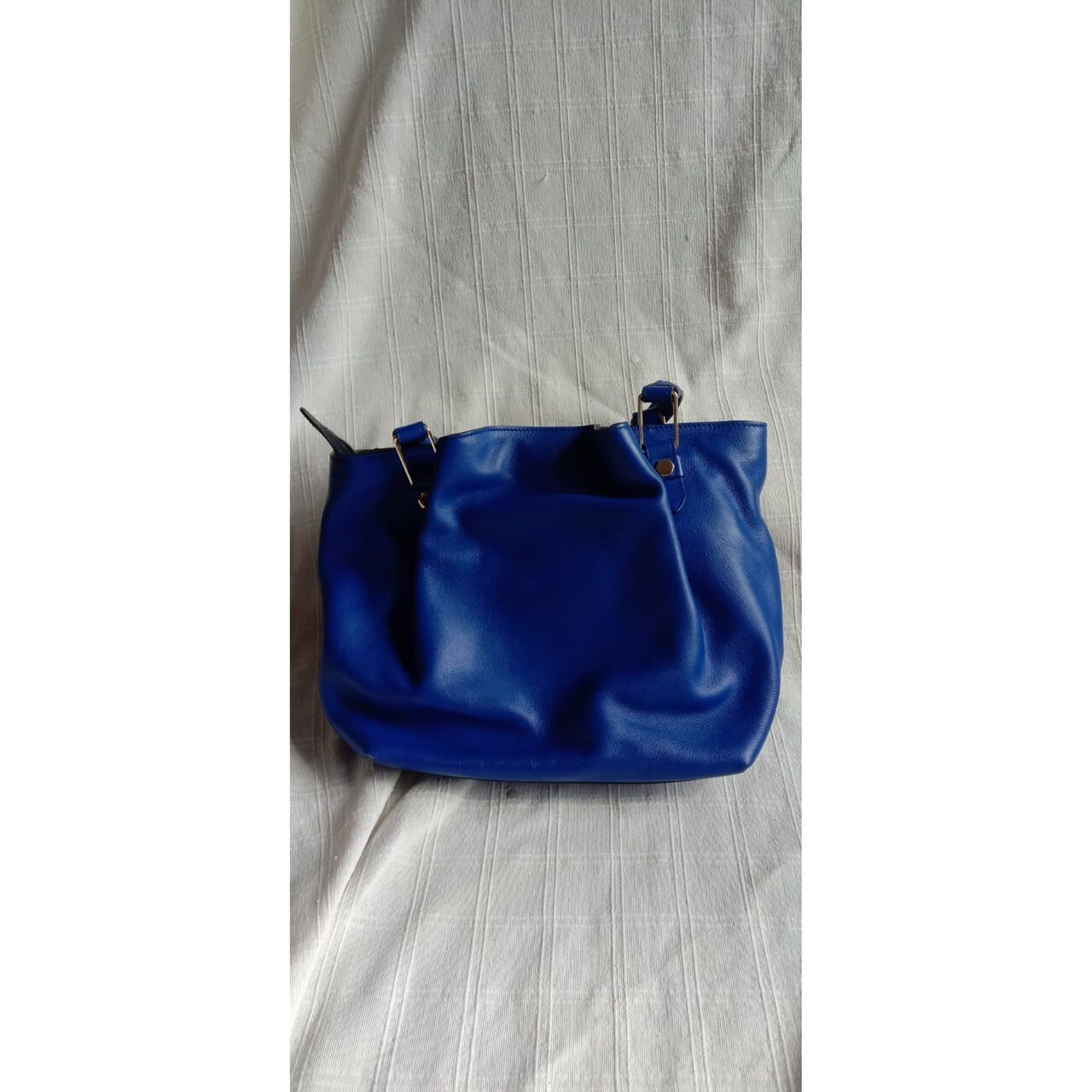 Tod's Genuine Leather Blue Shoulder Bag