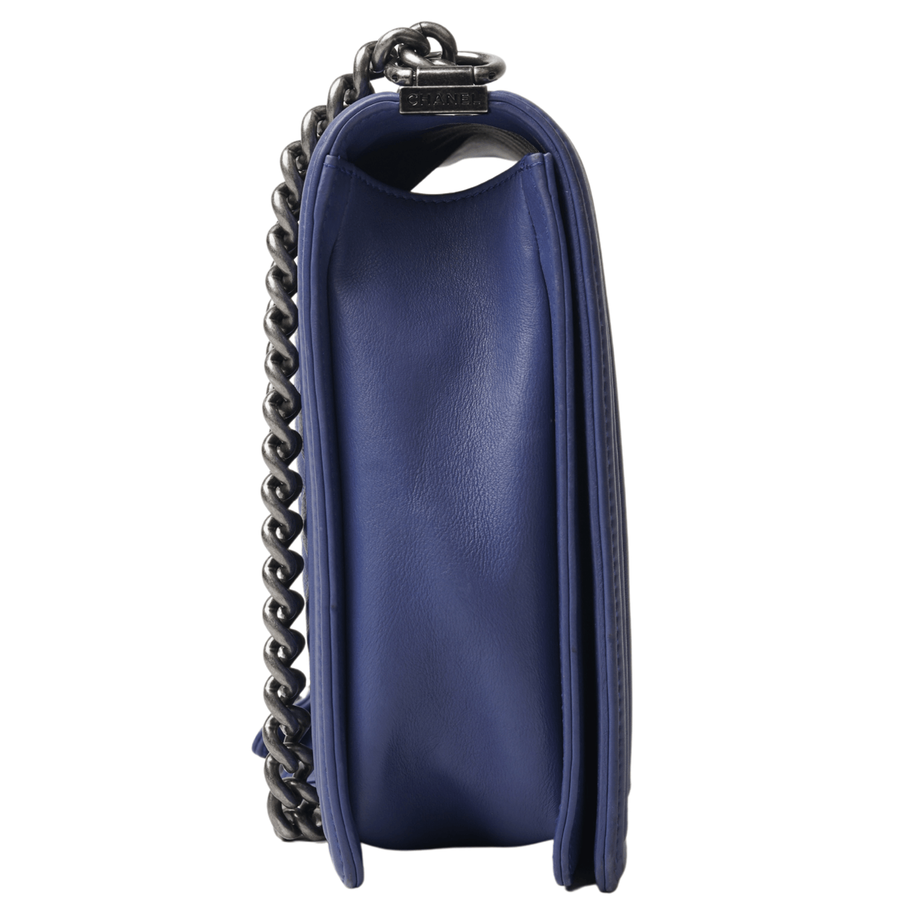 Chanel Quilted Boy Blue Shoulder Bag