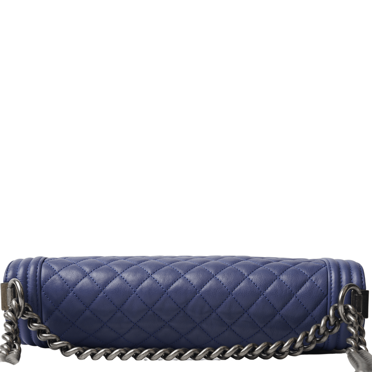 Chanel Quilted Boy Blue Shoulder Bag