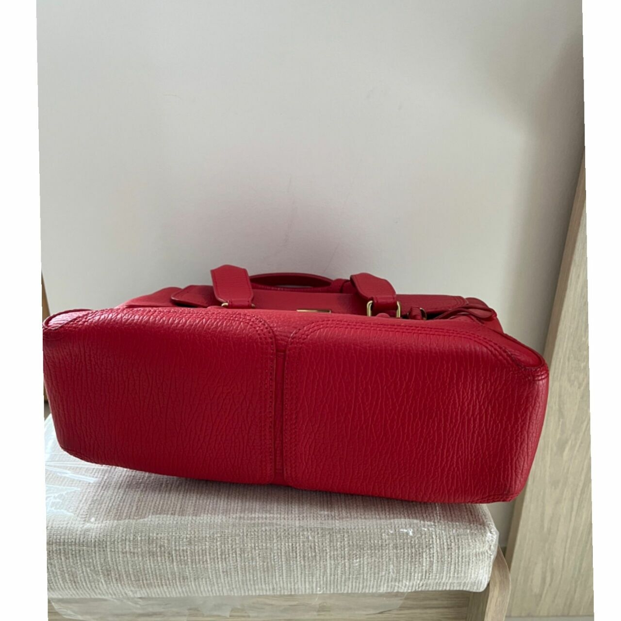 Medium Pashli Red Satchel