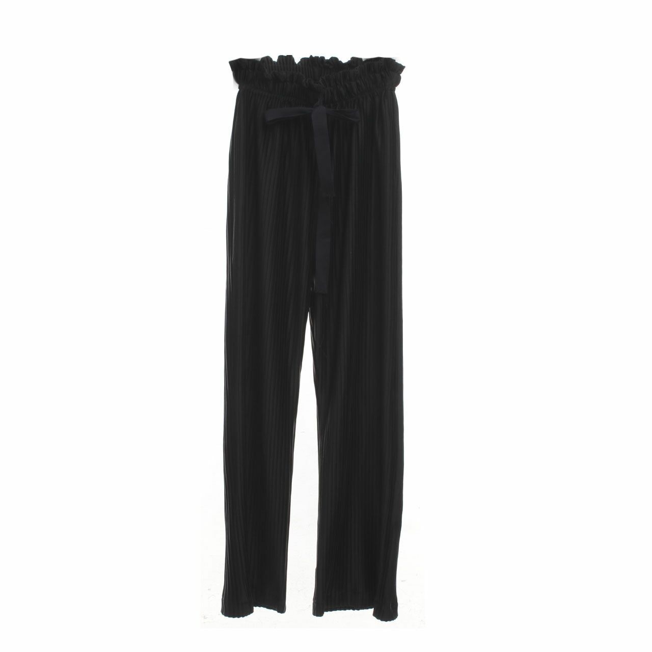 Private Collection Black Pleated Long Pants