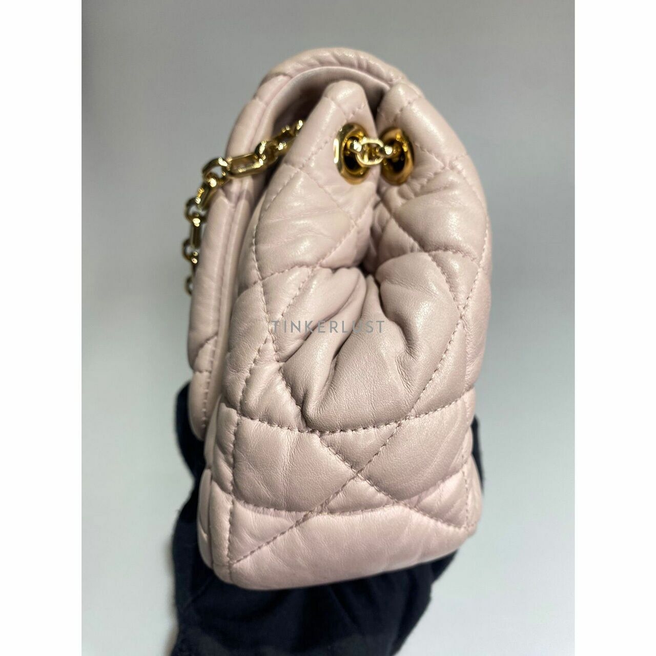 Christian Dior Milly La Forest in Light Pink GHW Shoulder Bag