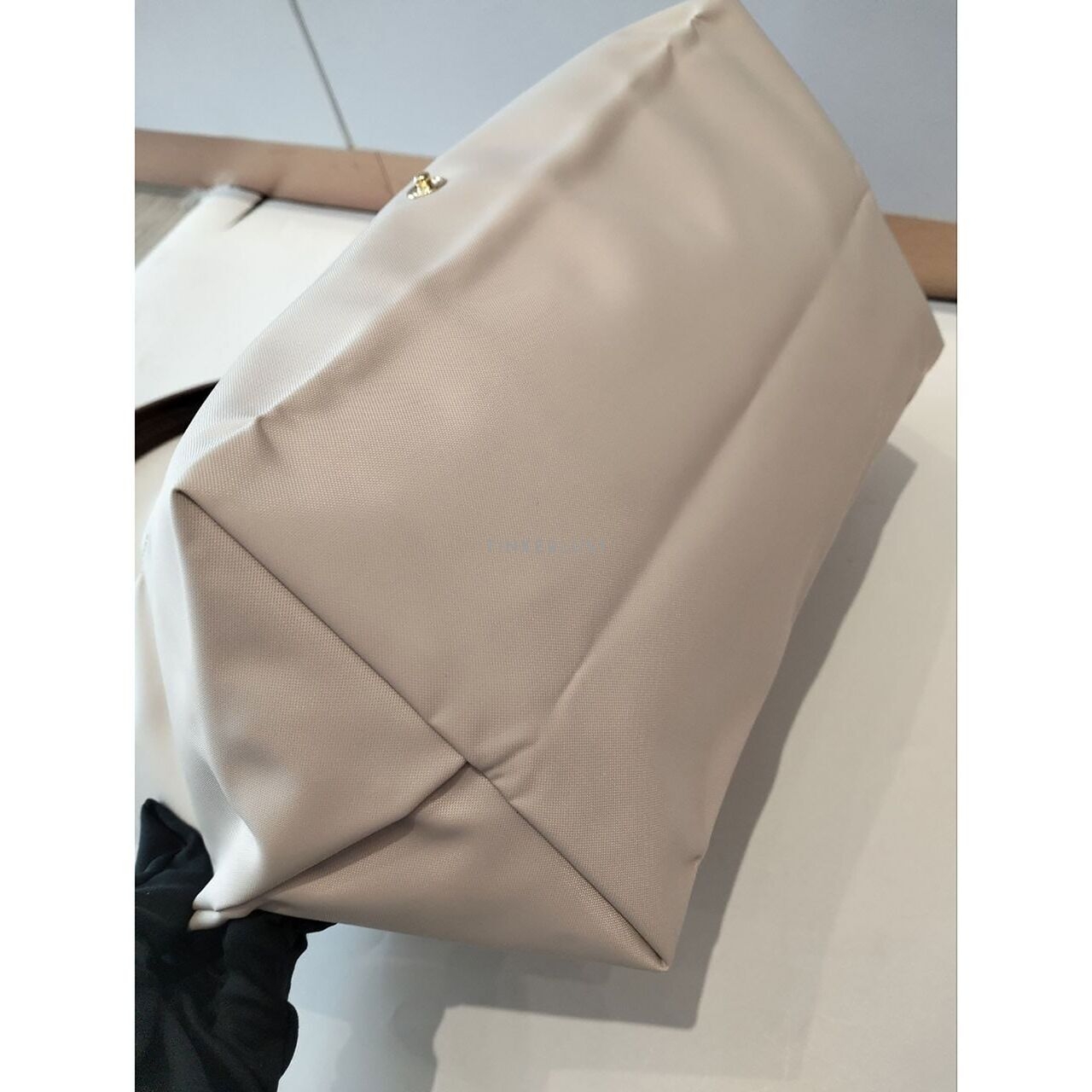 Longchamp Classic Small Long Handle SLH/MLH Papier & Brown Tote Bag	