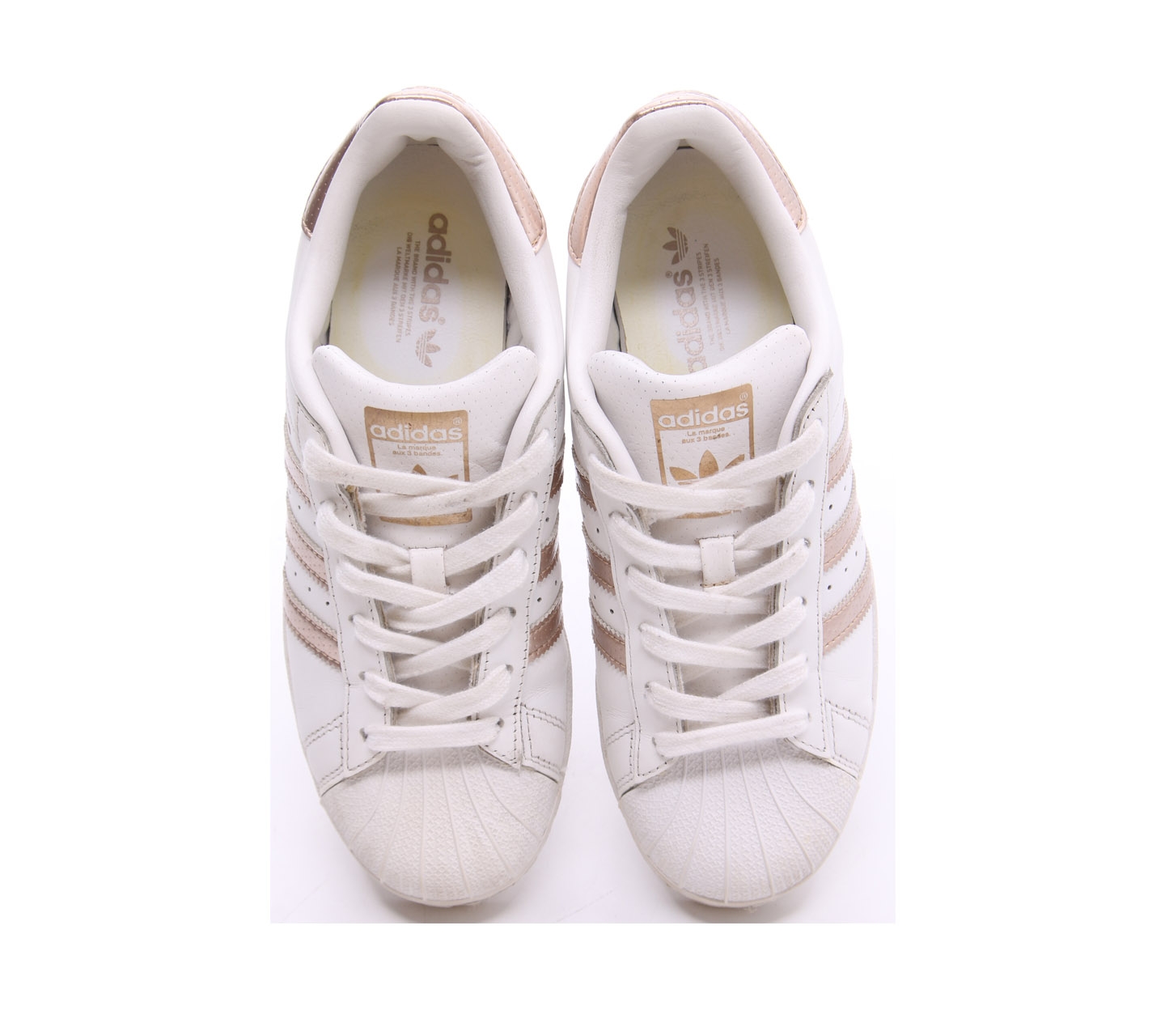 Adidas Superstar White & Rose Gold Women Sneakers