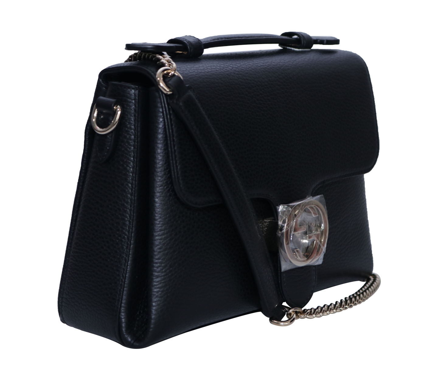 Gucci Black Interlock Satchel