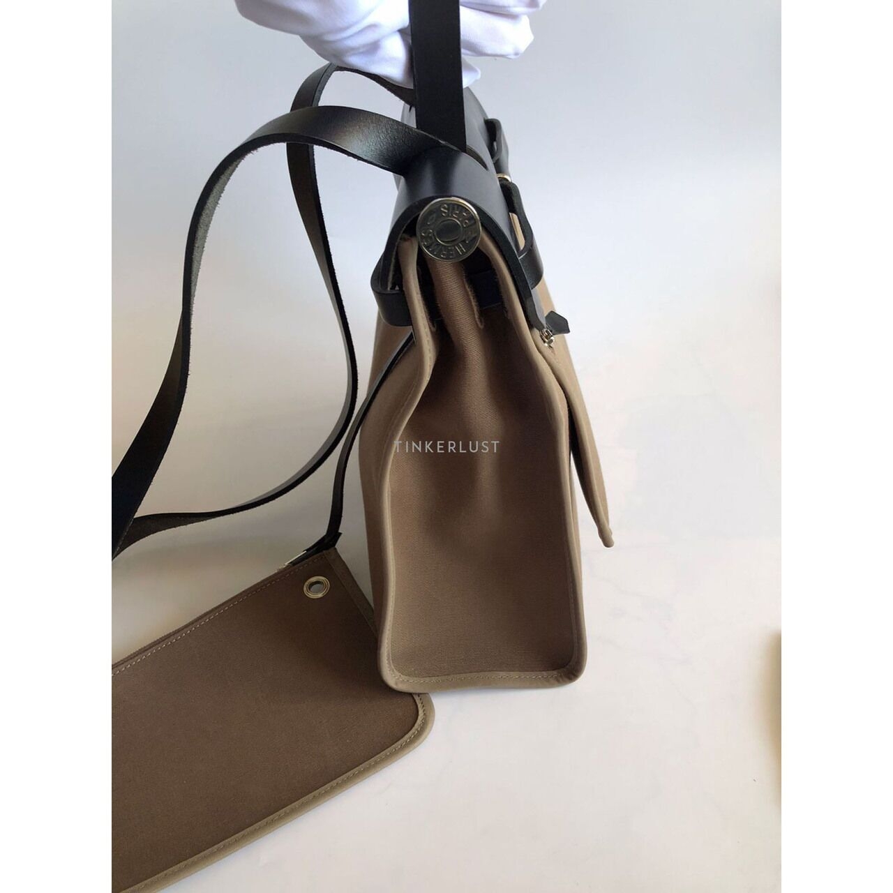 Hermes Herbag 31 Brown #X SHW Satchel