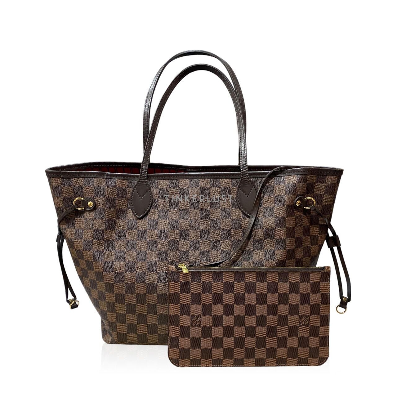 Louis Vuitton Neverfull Damier MM GHW 2015 Tote Bag