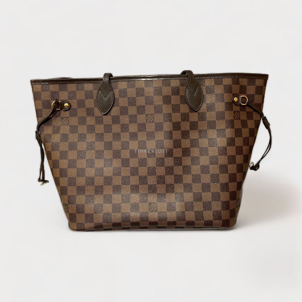 Louis Vuitton Neverfull Damier MM GHW 2015 Tote Bag