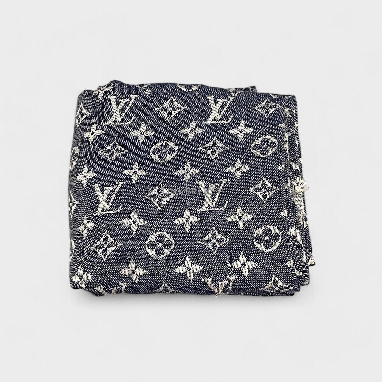 Louis Vuitton Monogram Denim Blue Shawl