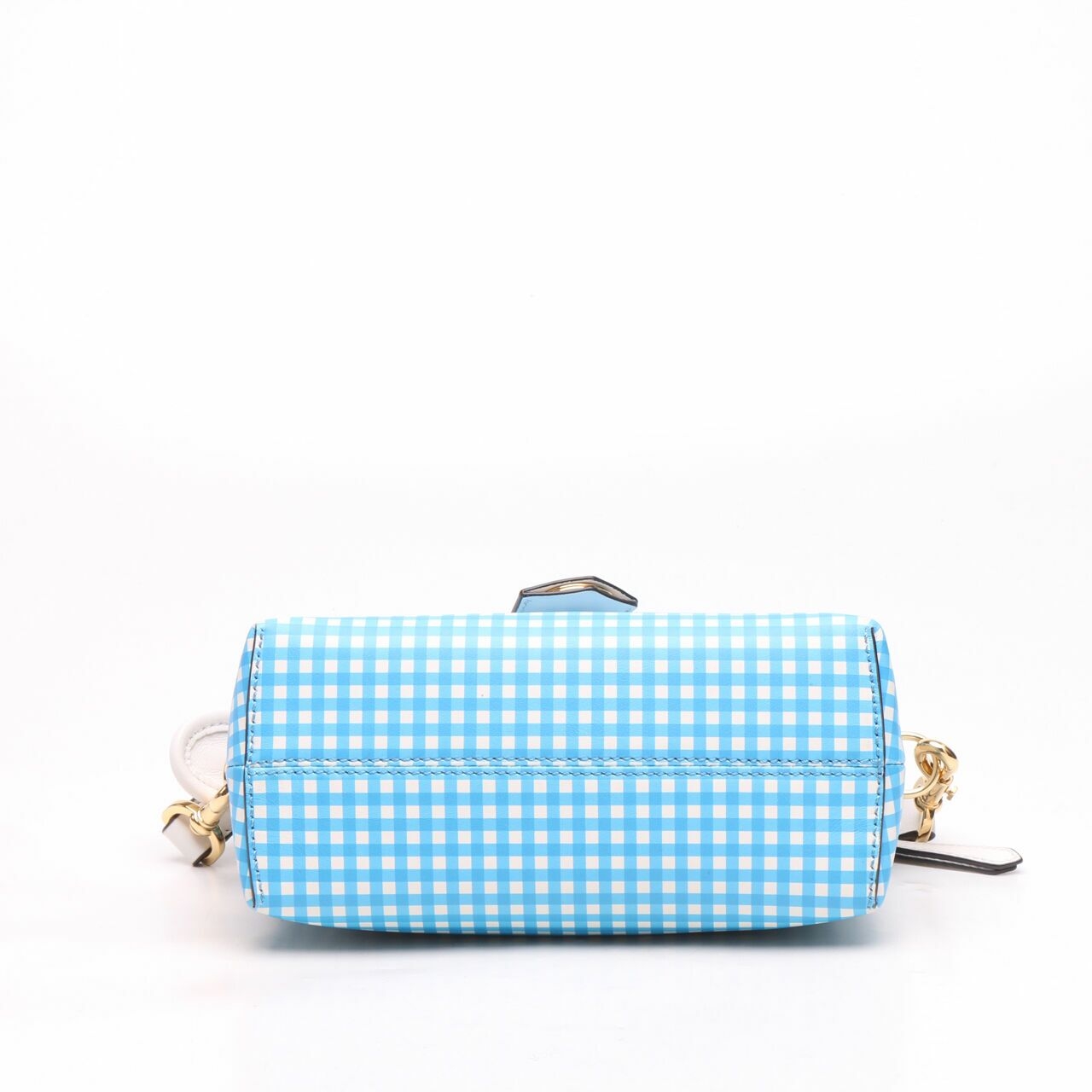 Fendi By the way Mini in Square Pattern Blue LGHW  Sling Bag