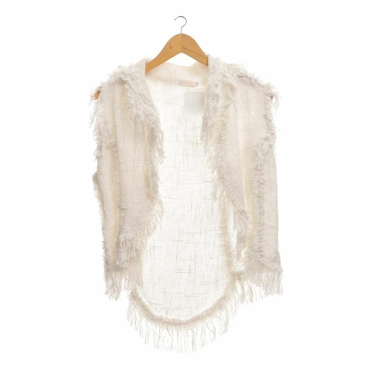 Private Collection White Knit Vest	