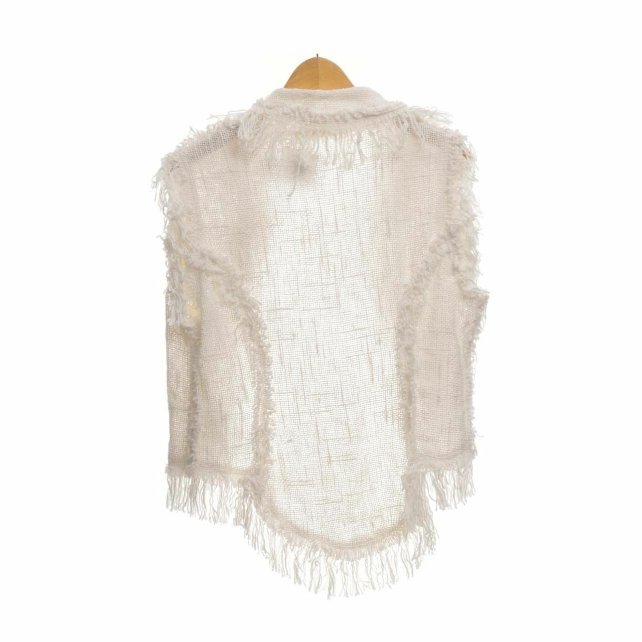 Private Collection White Knit Vest	