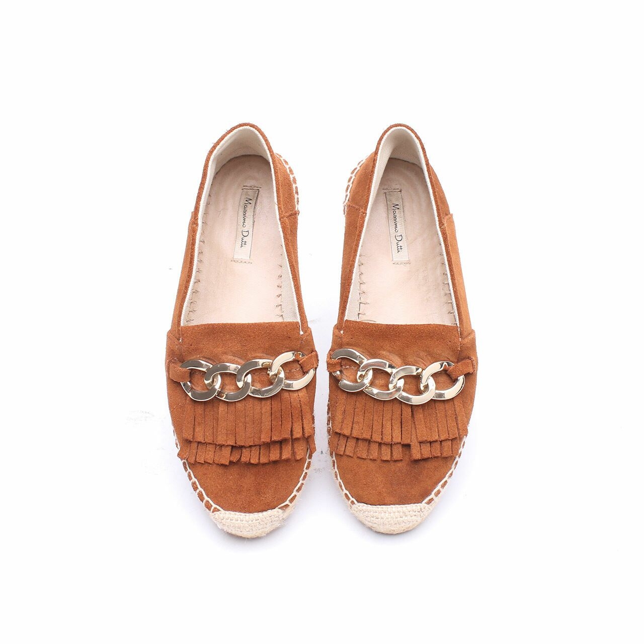 Massimo Dutti Brown Flats