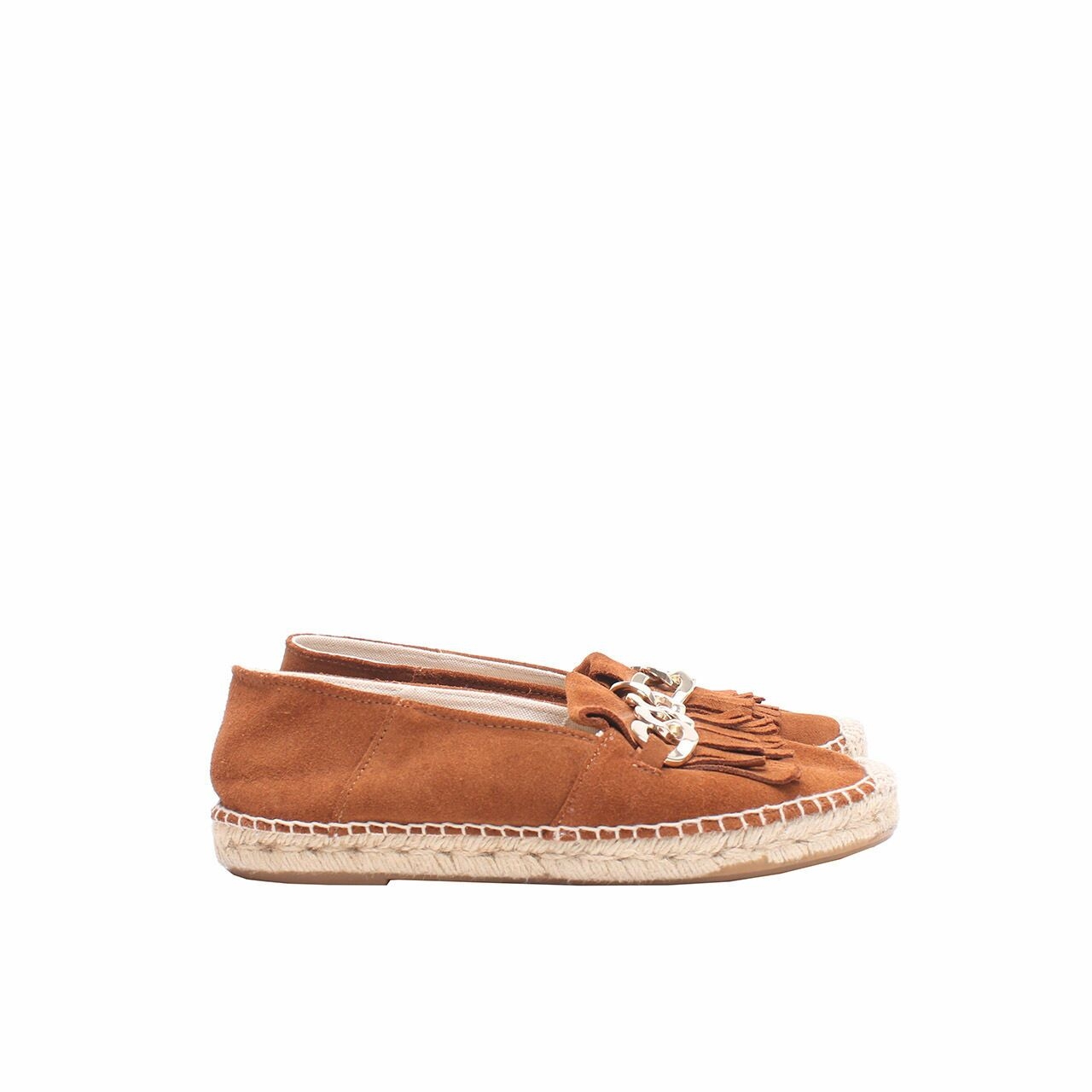 Massimo Dutti Brown Flats