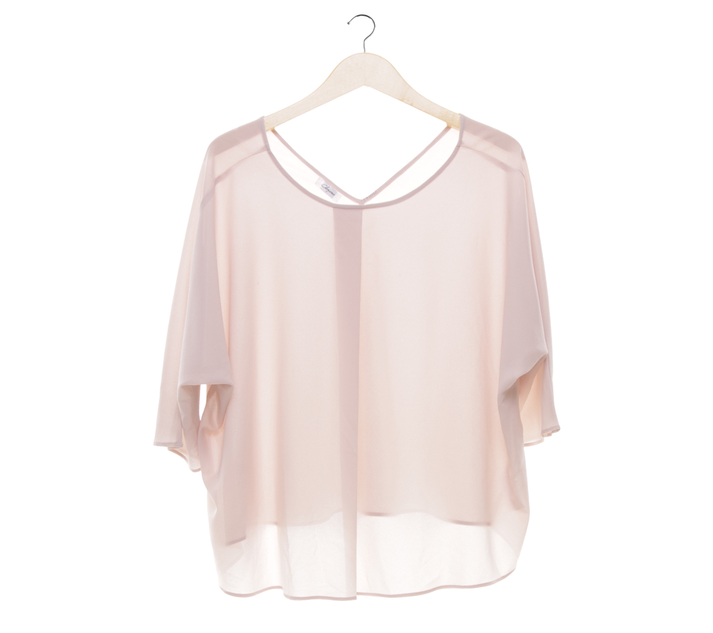 Clemence Nude Back V Blouse