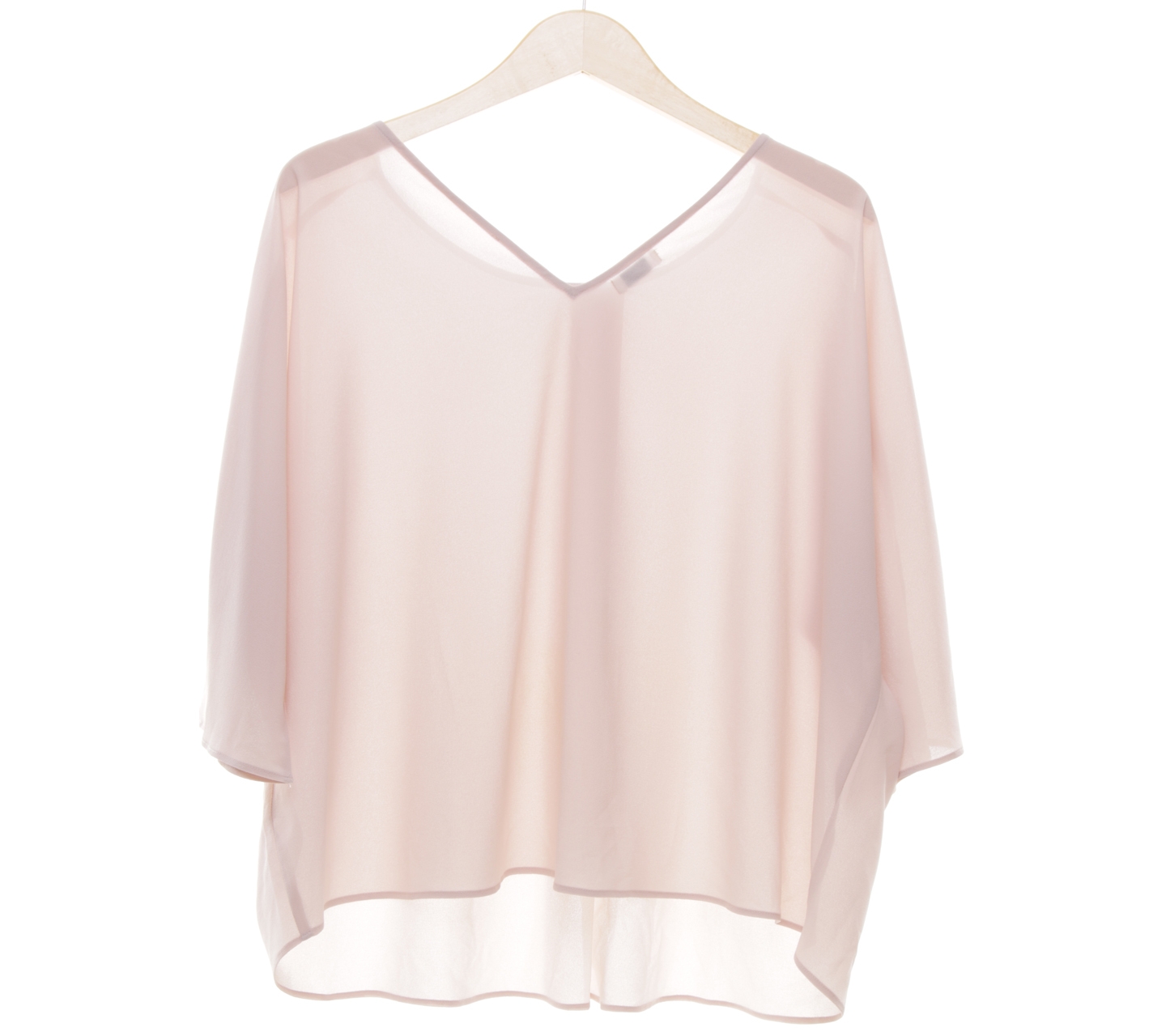 Clemence Nude Back V Blouse