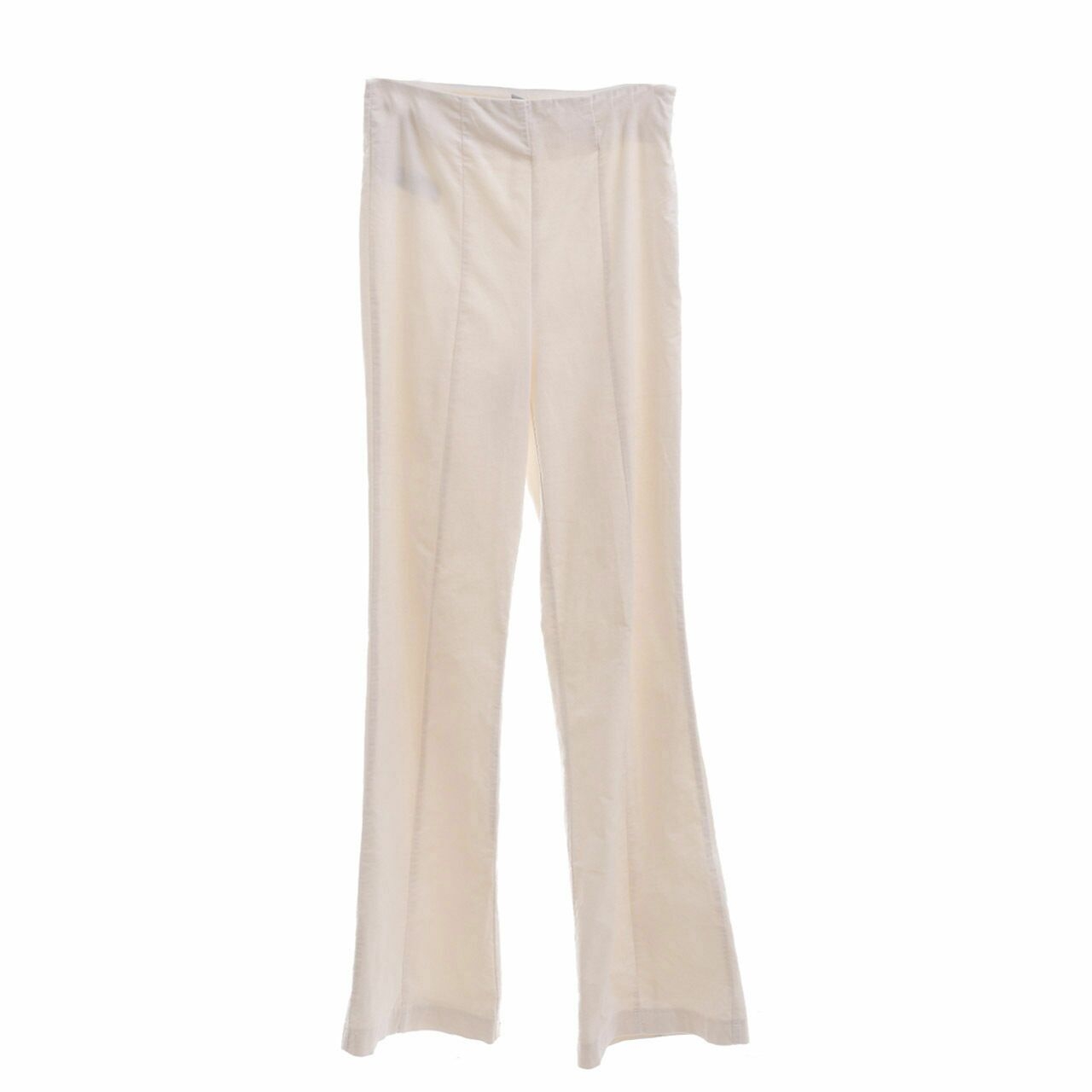 Forever 21 Off White High Waist Long Pants