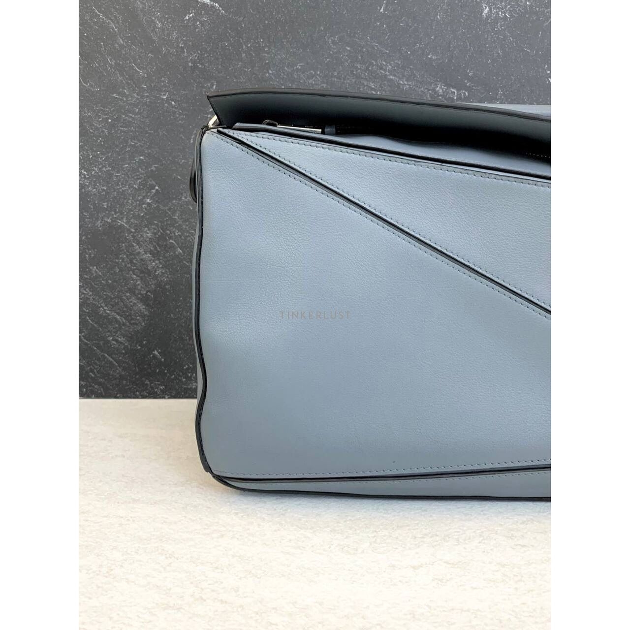 Loewe Puzzle Medium Blue SHW 2018 Satchel Bag