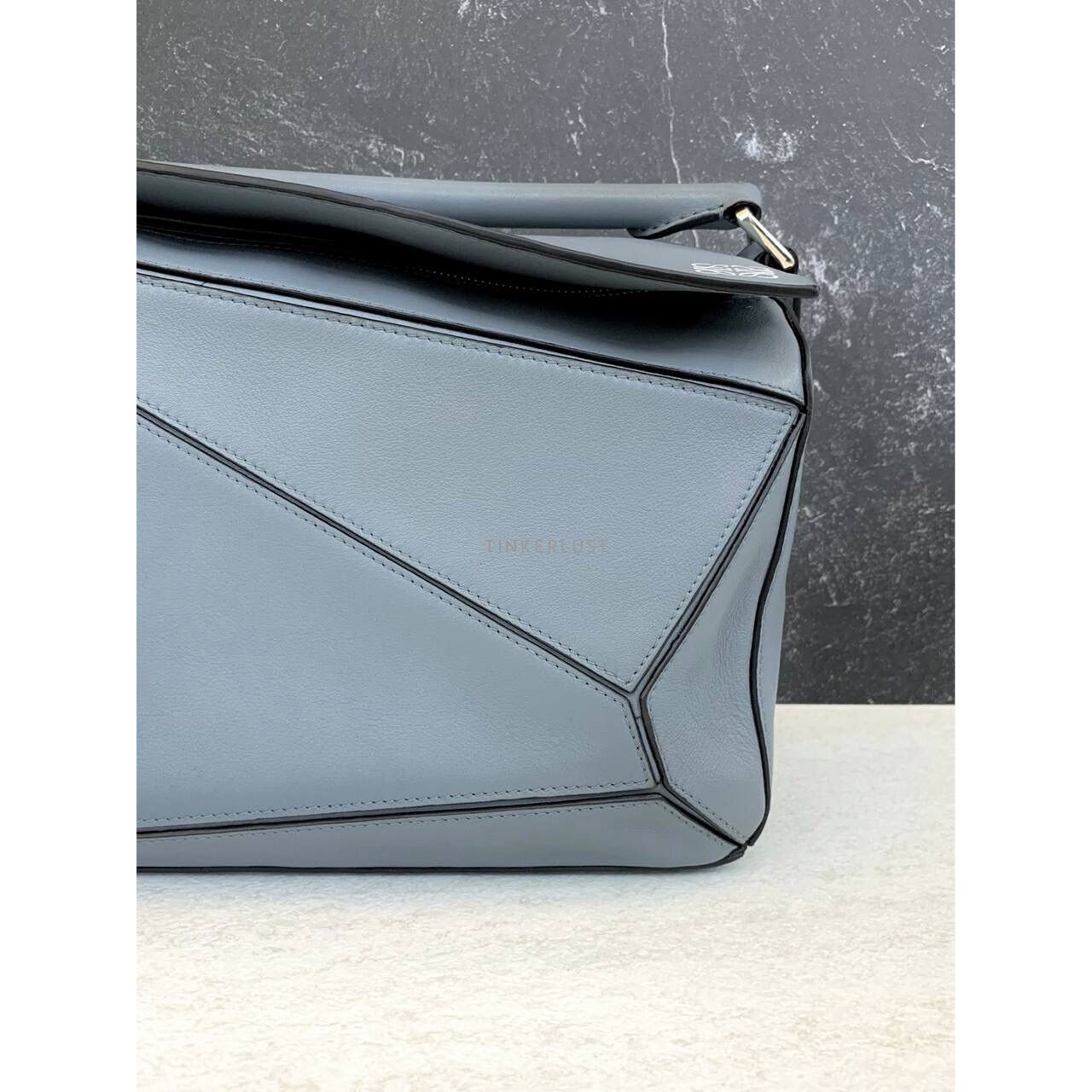 Loewe Puzzle Medium Blue SHW 2018 Satchel Bag