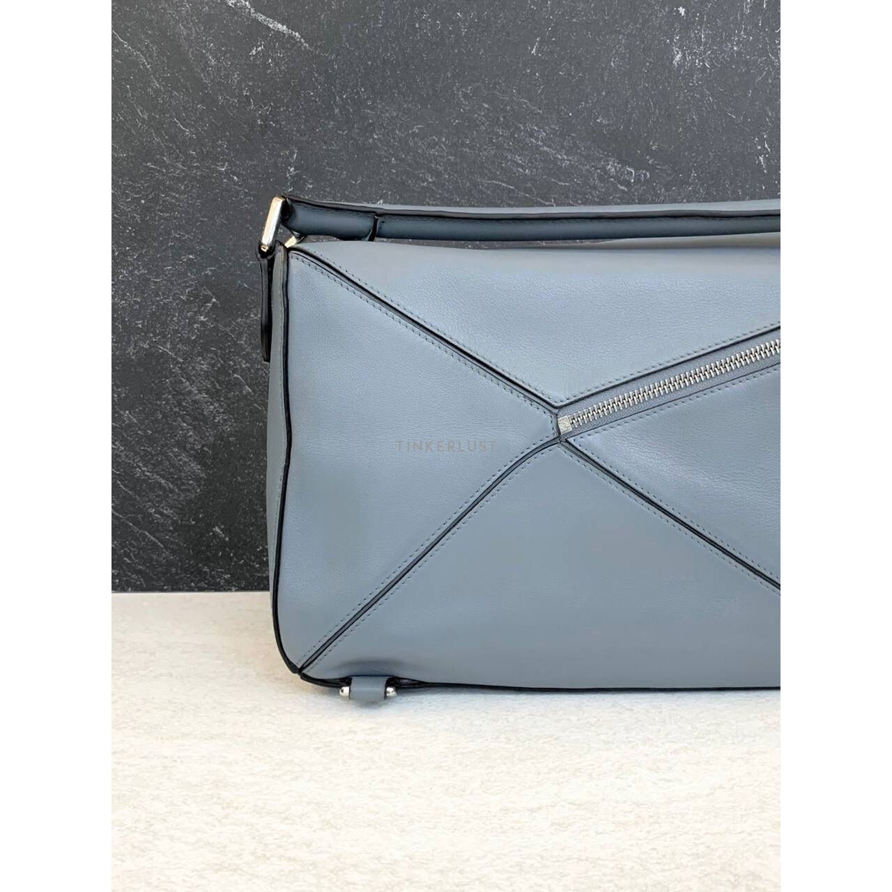 Loewe Puzzle Medium Blue SHW 2018 Satchel Bag