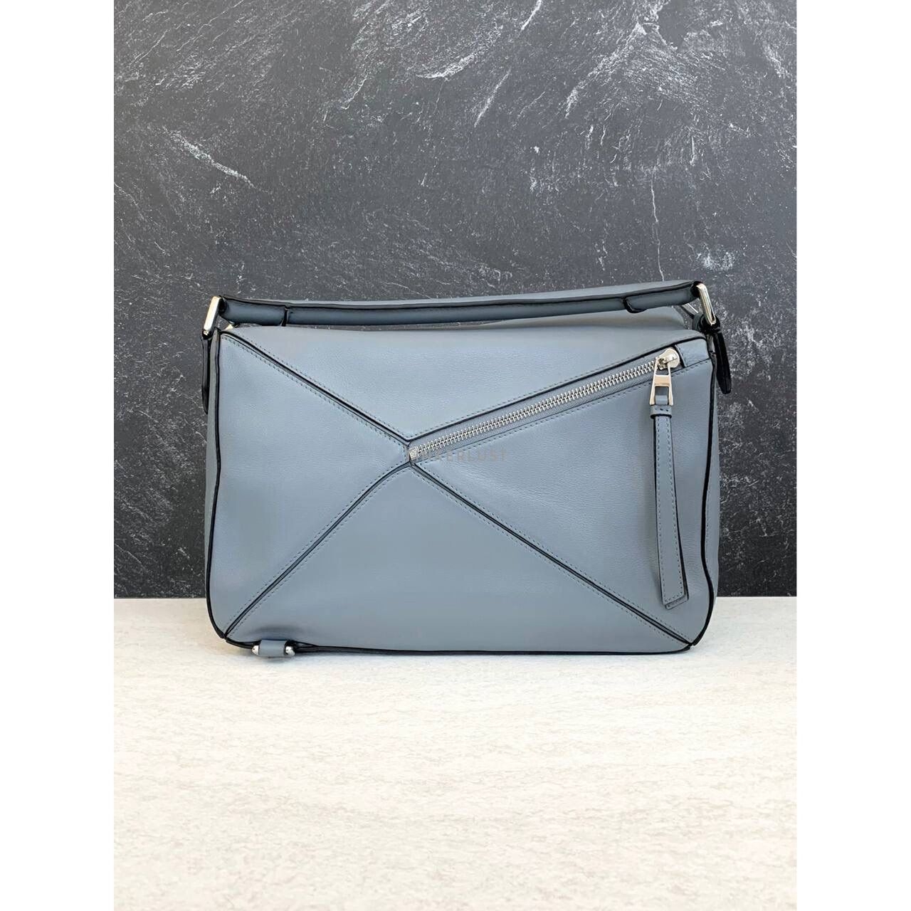 Loewe Puzzle Medium Blue SHW 2018 Satchel Bag