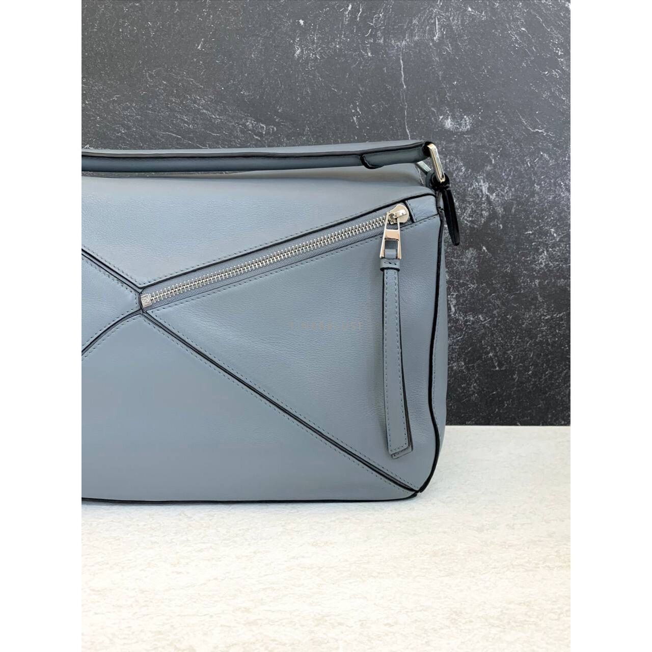 Loewe Puzzle Medium Blue SHW 2018 Satchel Bag