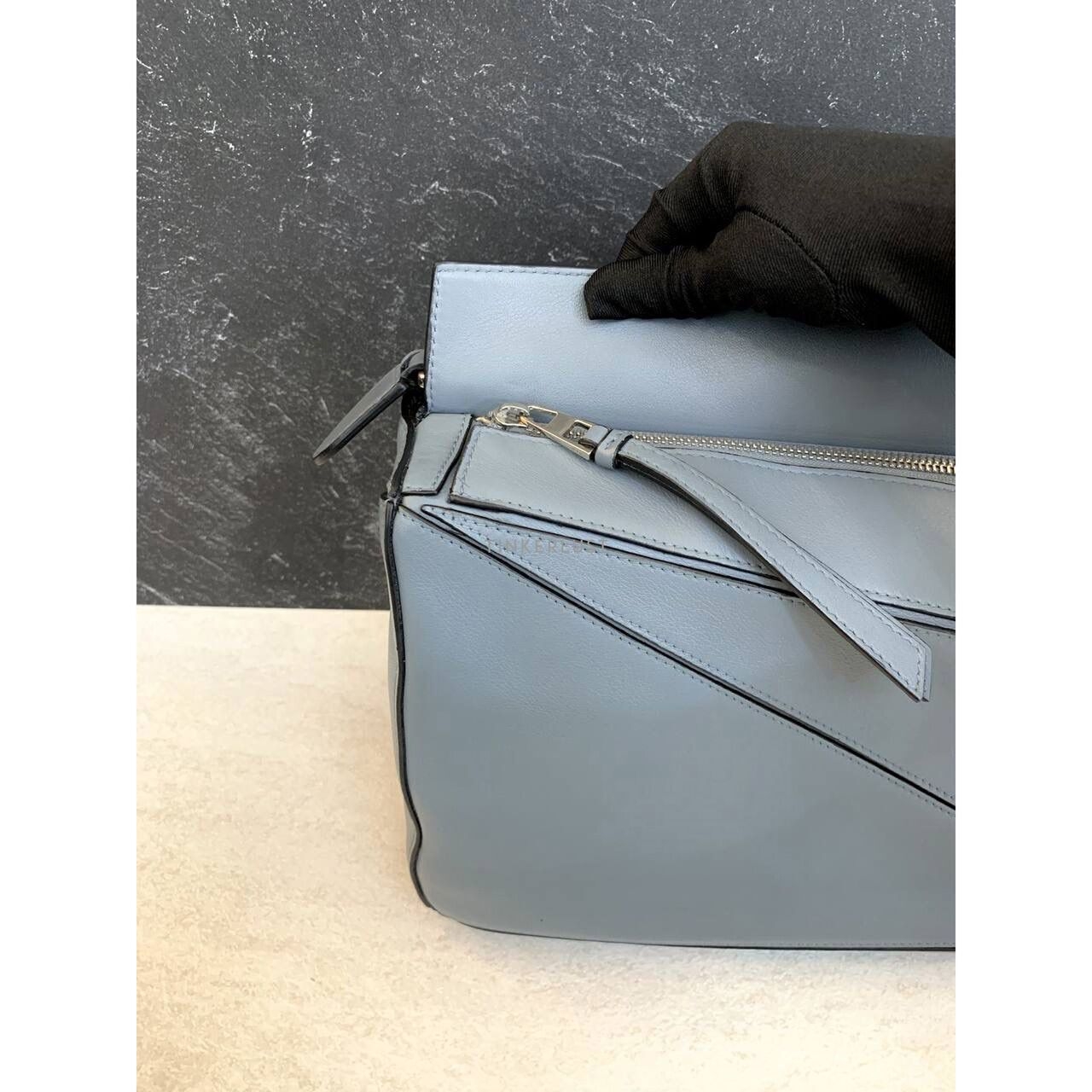 Loewe Puzzle Medium Blue SHW 2018 Satchel Bag