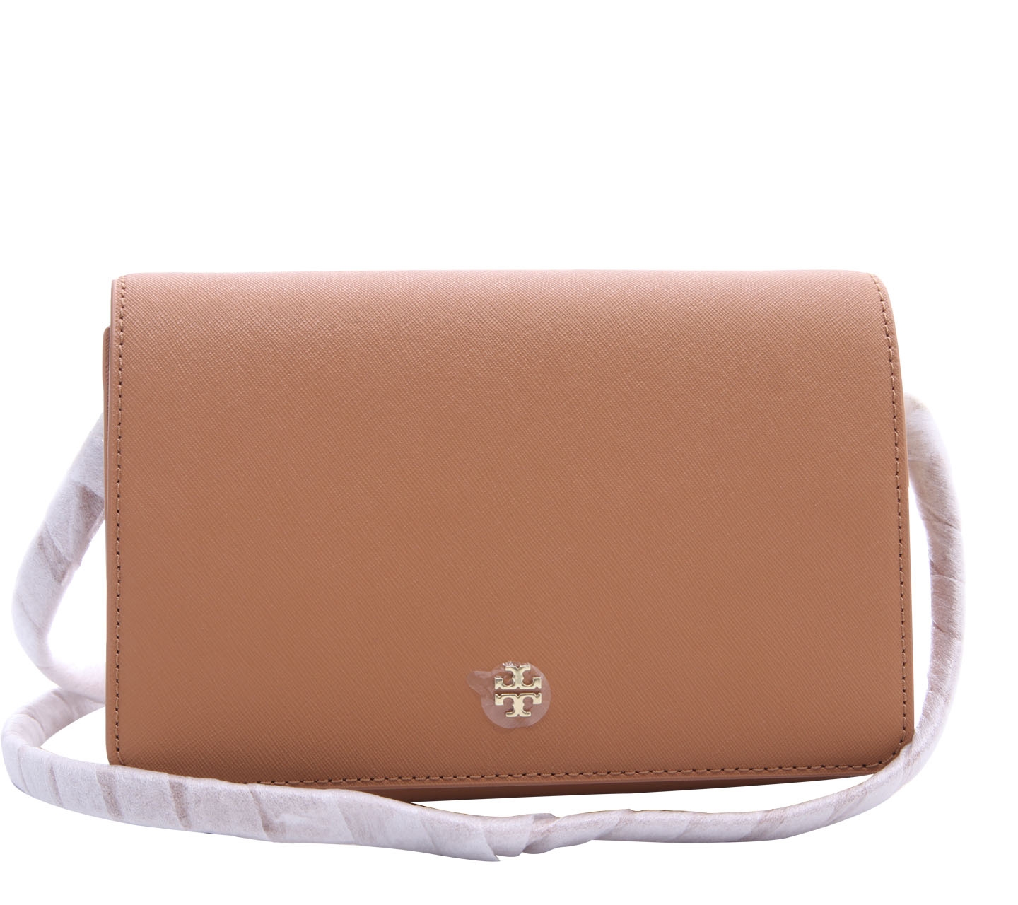 Tory Burch Brown Emerson Combo Sling Bag