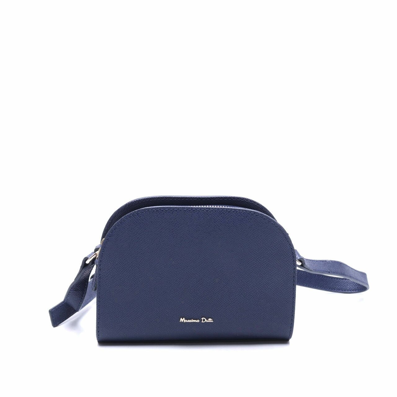 Massimo Dutti Navy Sling Bag