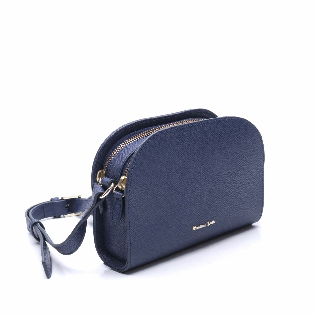 Massimo Dutti Navy Sling Bag