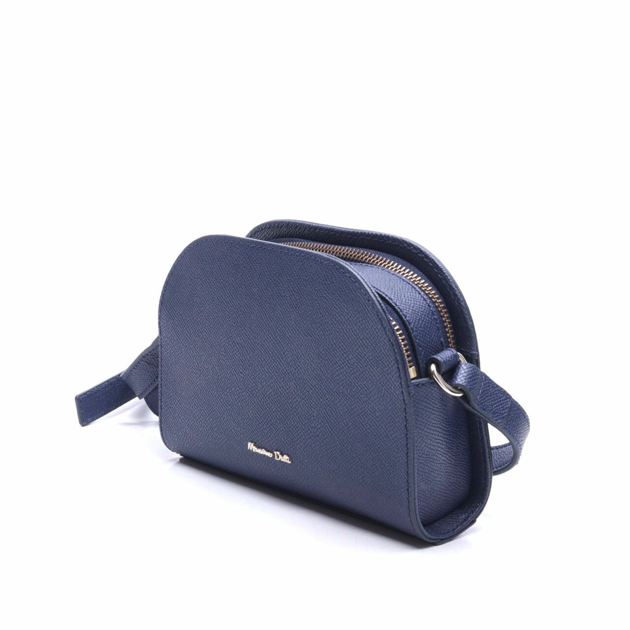 Massimo Dutti Navy Sling Bag