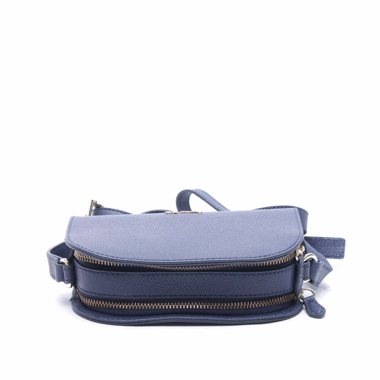 Massimo Dutti Navy Sling Bag