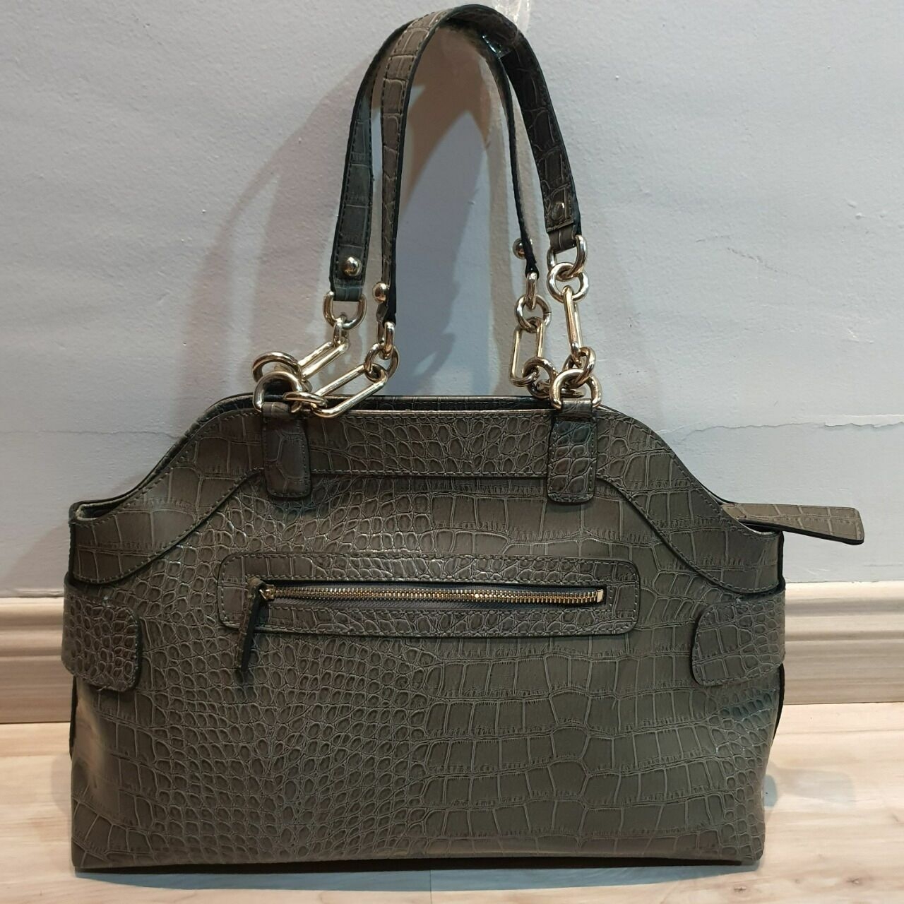 Guess Grey Shoulder Bag